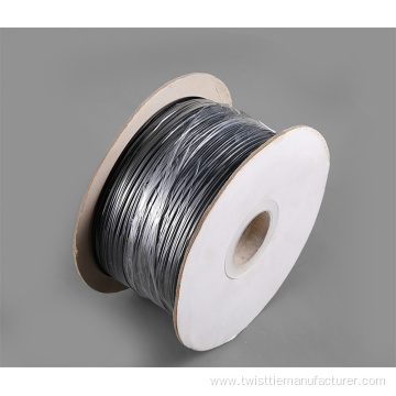 Plastic Metallic Spool Twist Ties for Packaging